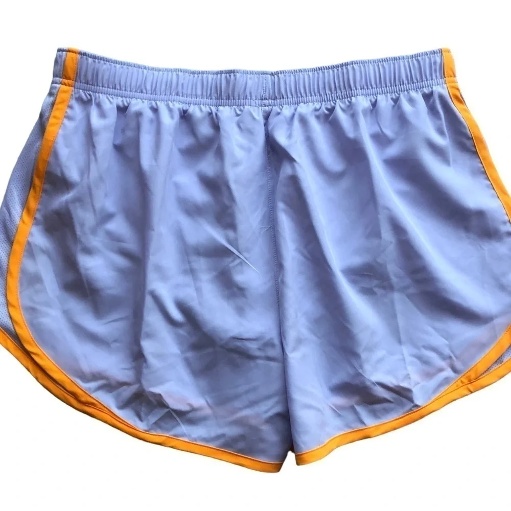 Nike NWT Dri Fit Icon Tempo Shorts Lined Running Shorts Purple Orange Large